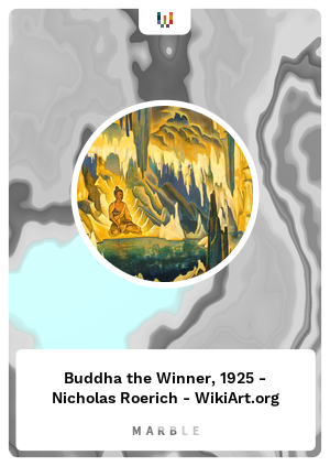 Buddha the Winner, 1925 - Nicholas Roerich - WikiArt.org