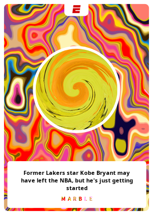 Former Lakers star Kobe Bryant may have left the NBA, but he's just getting started