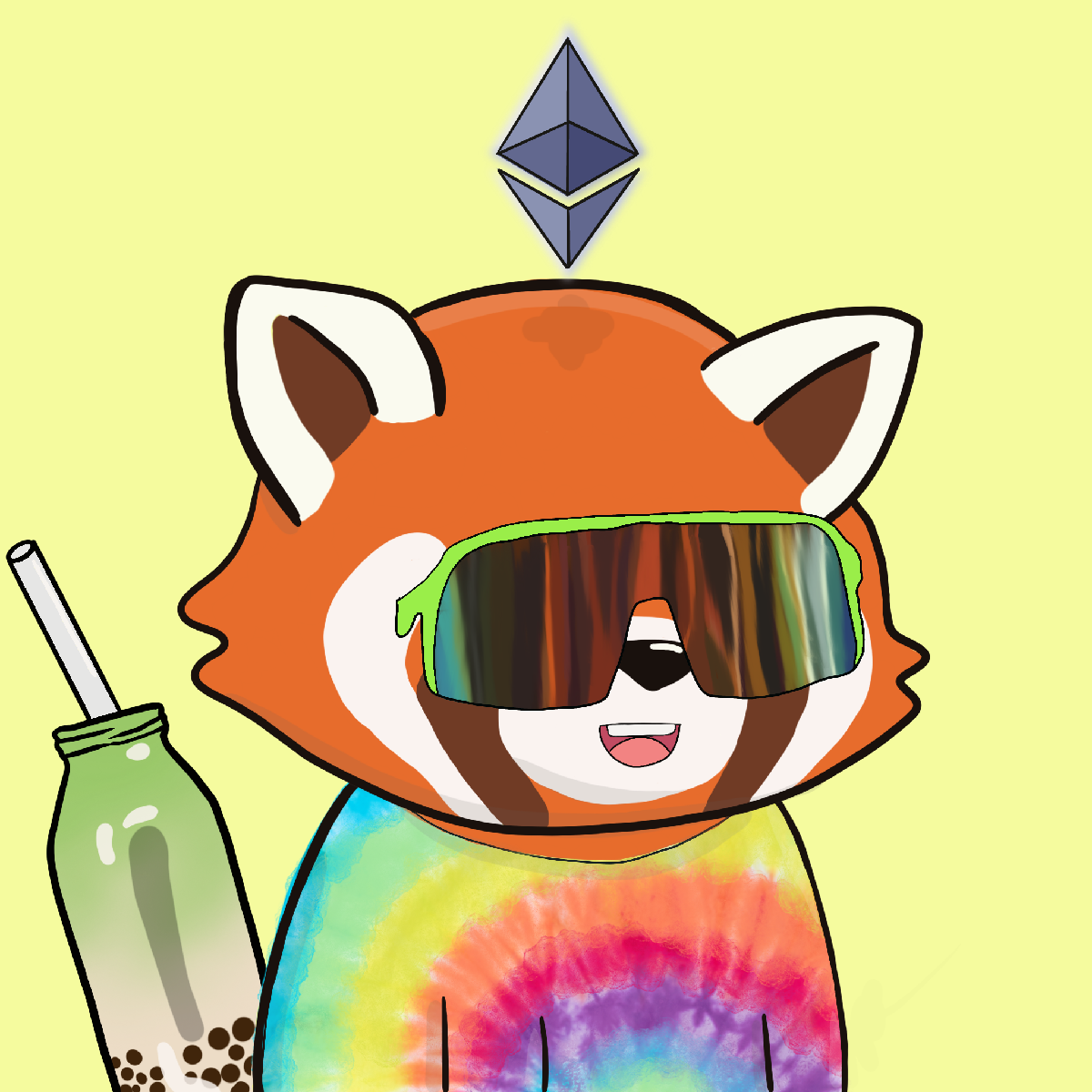 Okay Red Panda #7328