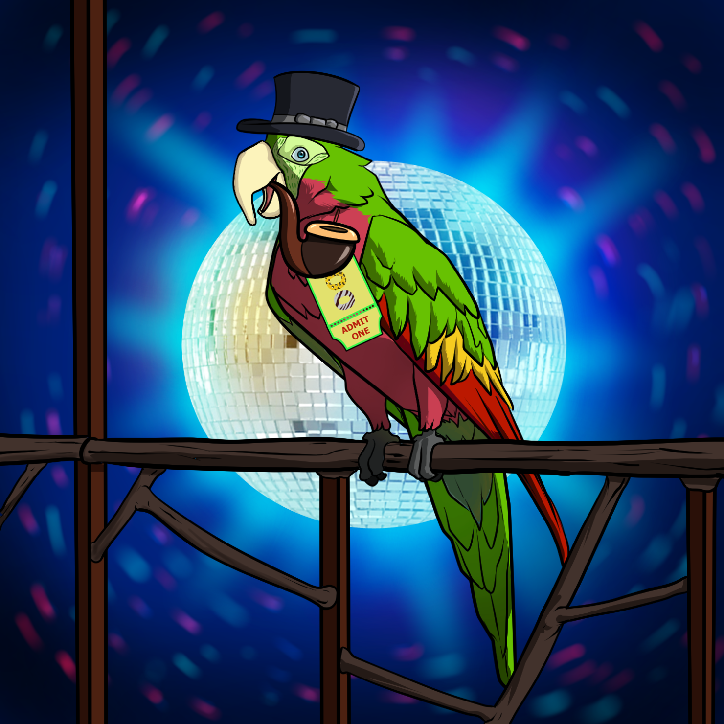 Proper Parrot Tree Club #2765