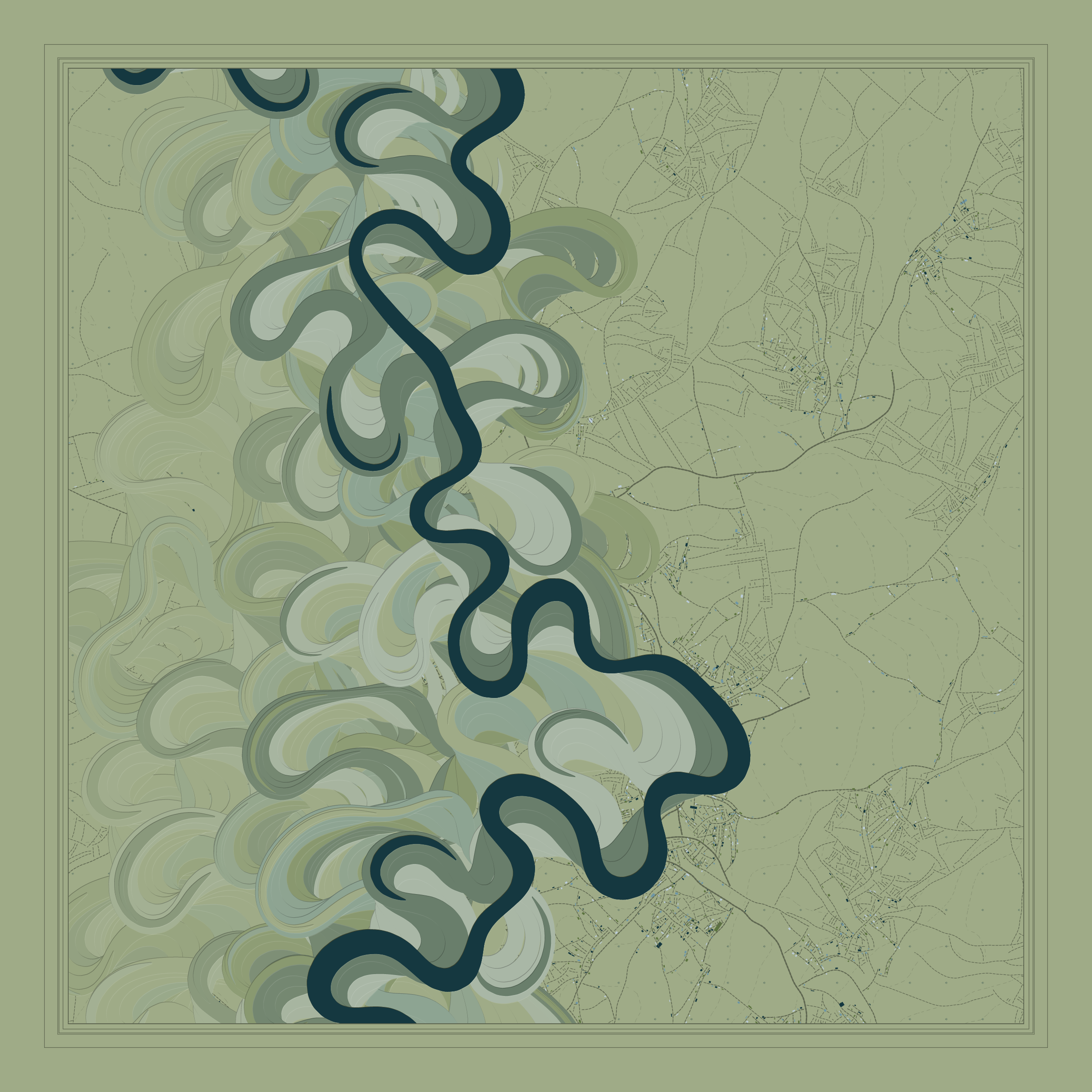 Ancient Courses of Fictional Rivers #266