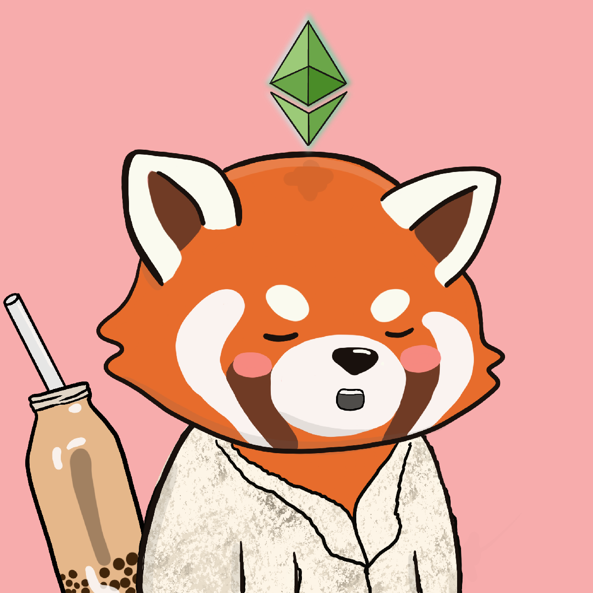 Okay Red Panda #7290