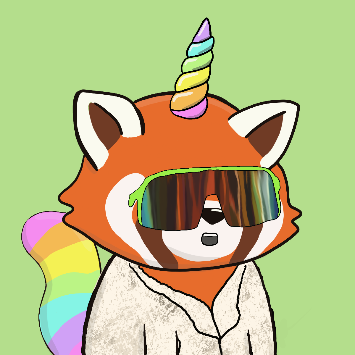 Okay Red Panda #6760