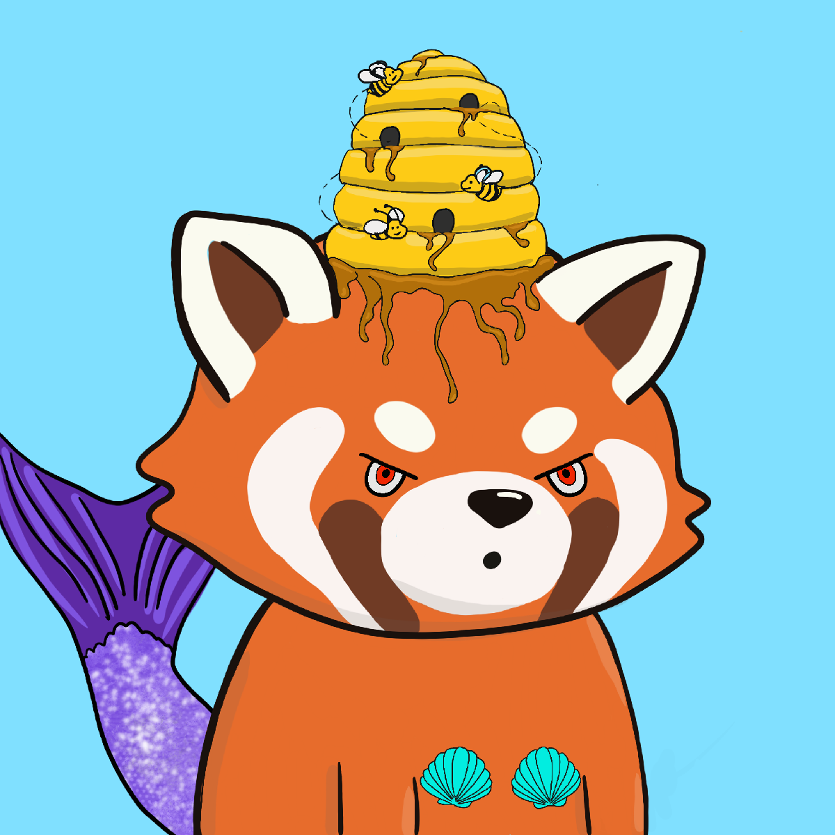 Okay Red Panda #8431