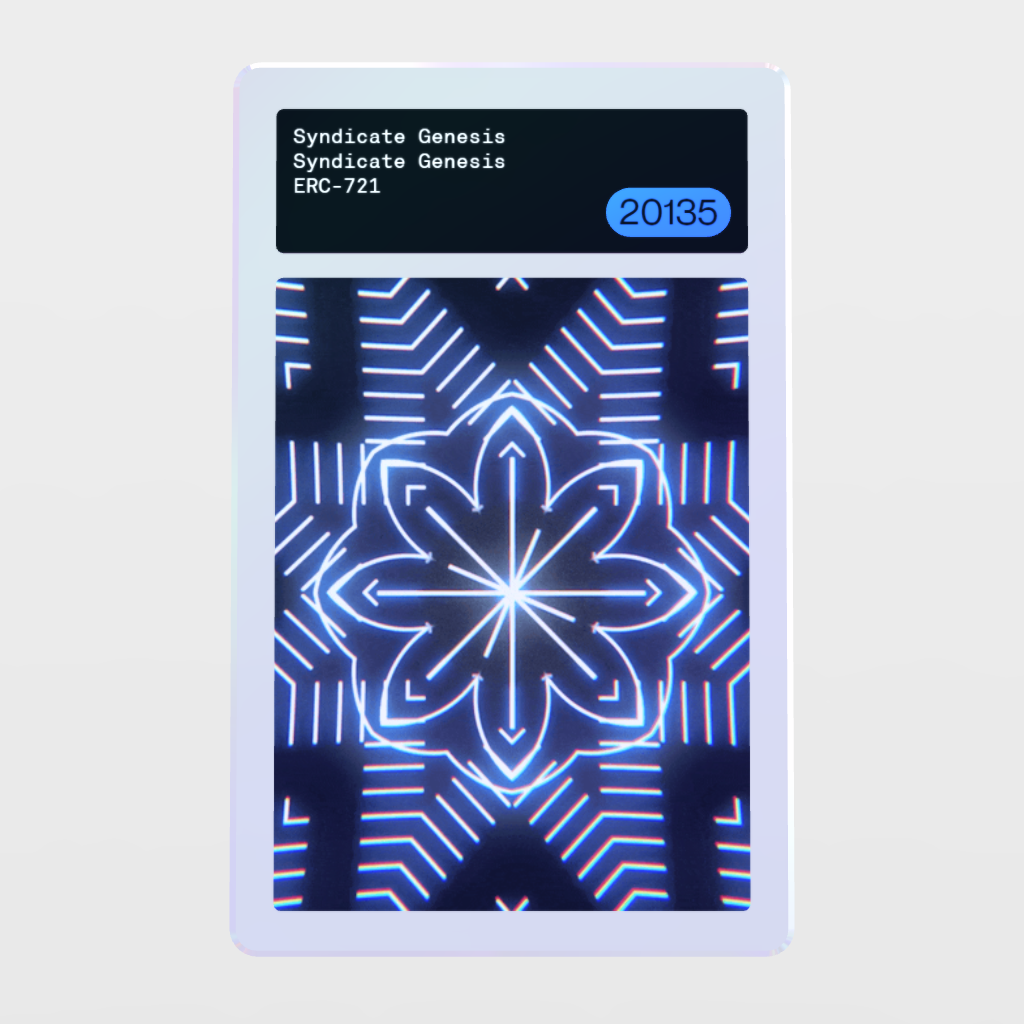 Minter Token - Syndicate Genesis #20135
