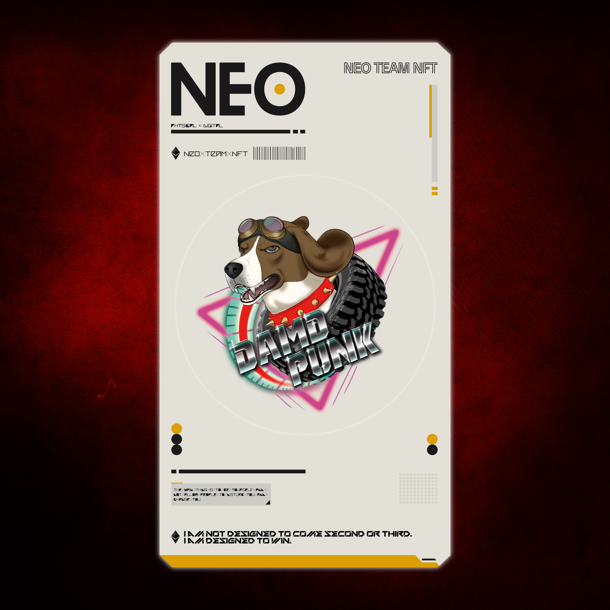 NEO TEAM NFT 【DAMD PUNK】 #17