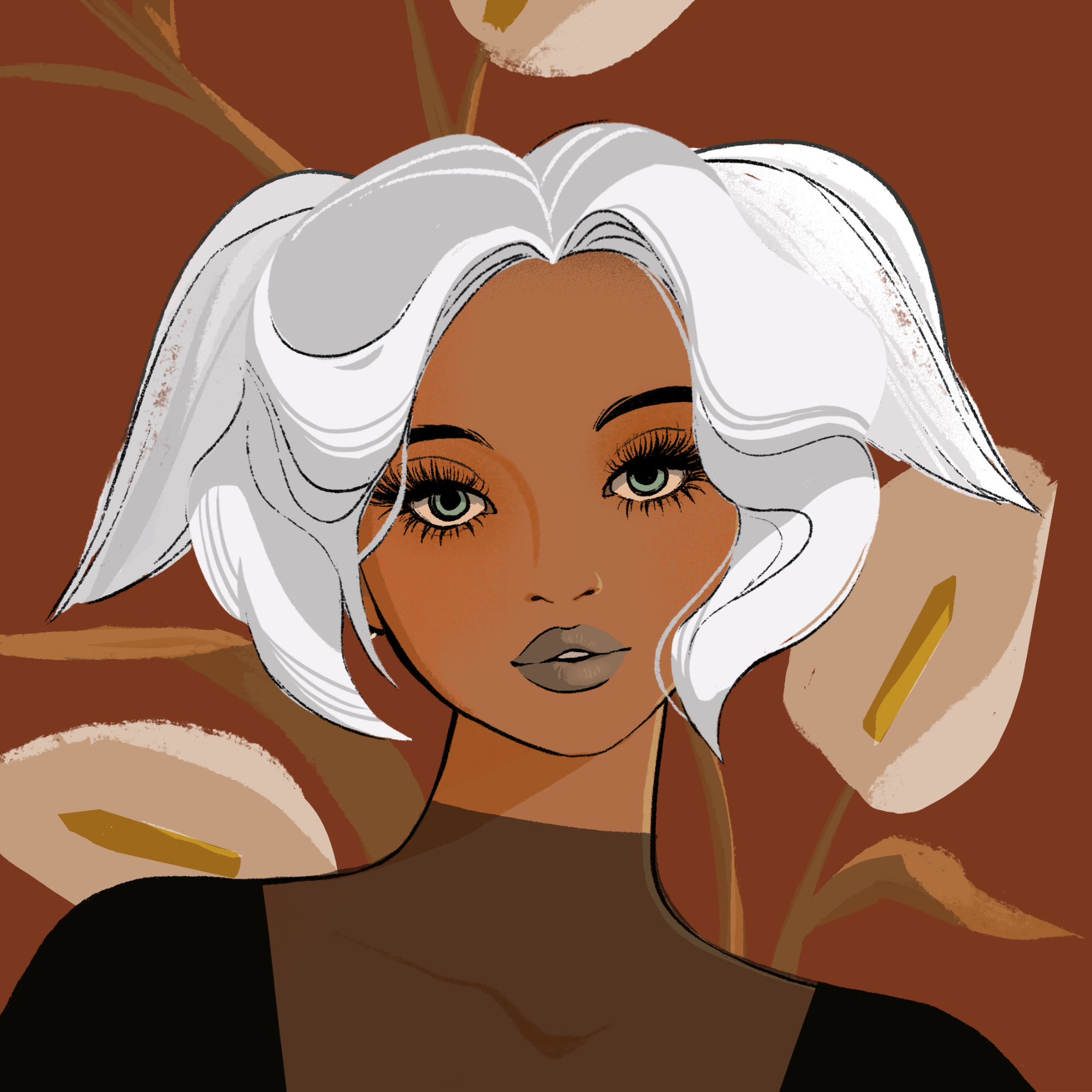 cabbage, the beige leaf
