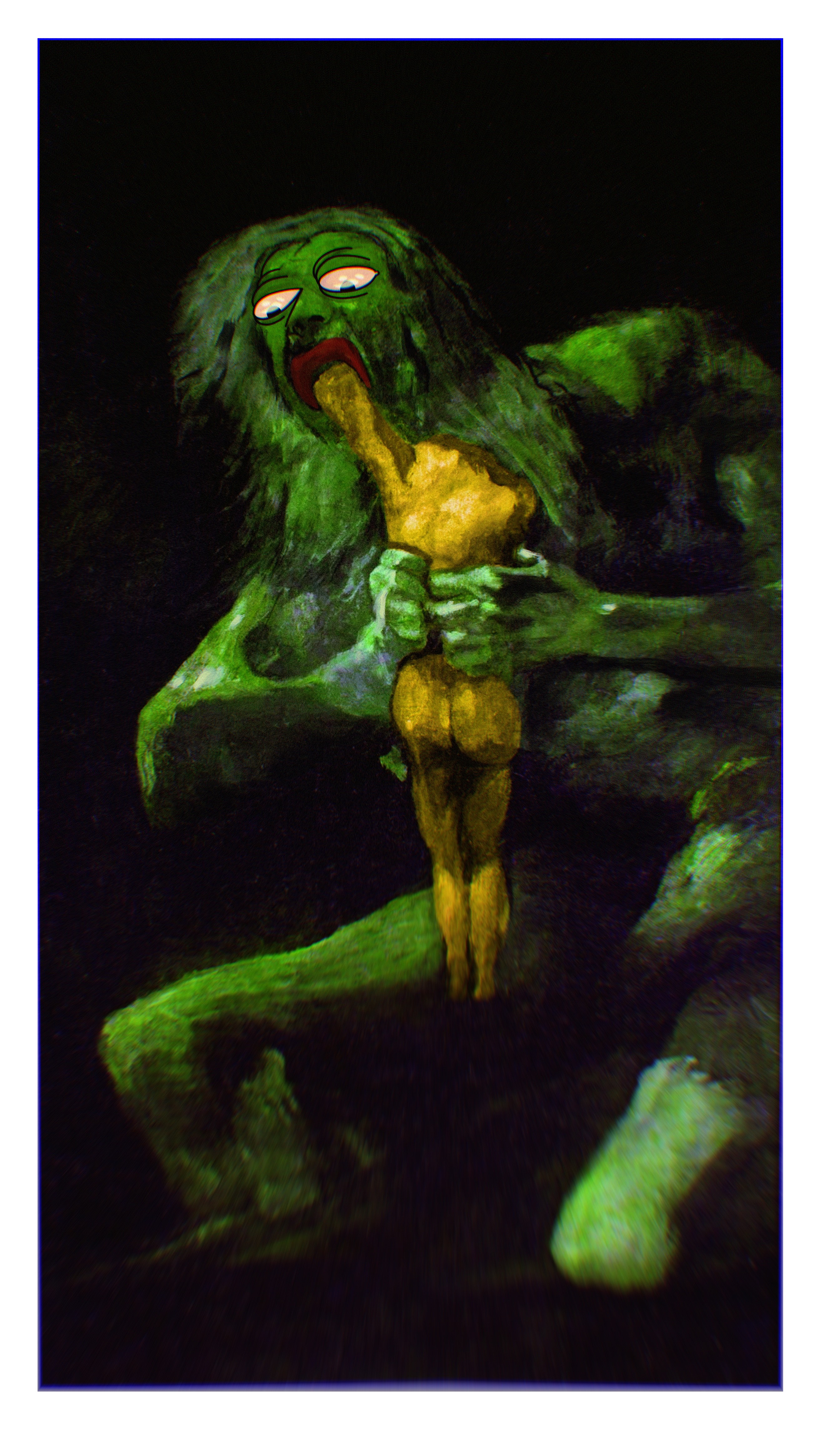 Pepe Devouring His Doge