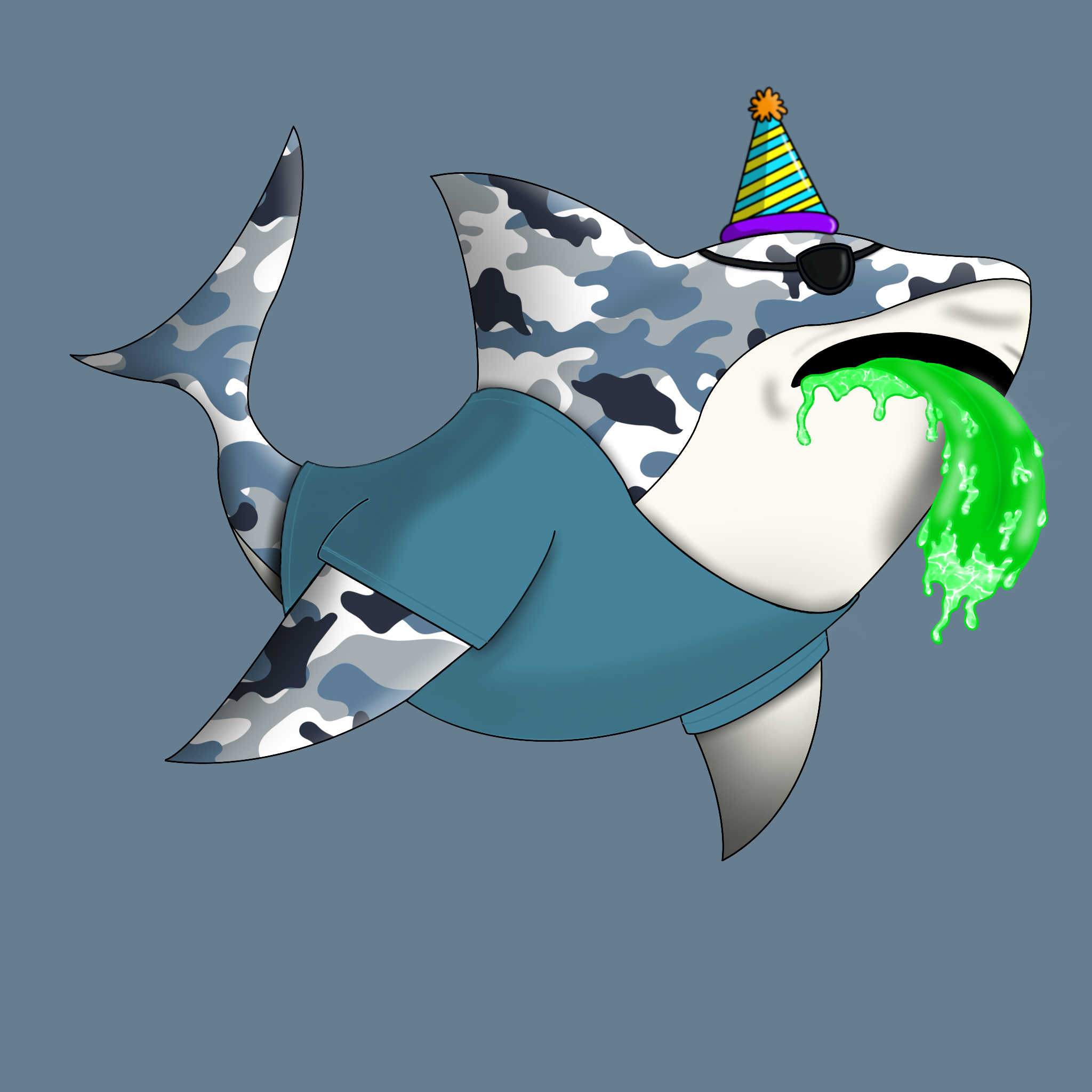 Wavy Shark #5552