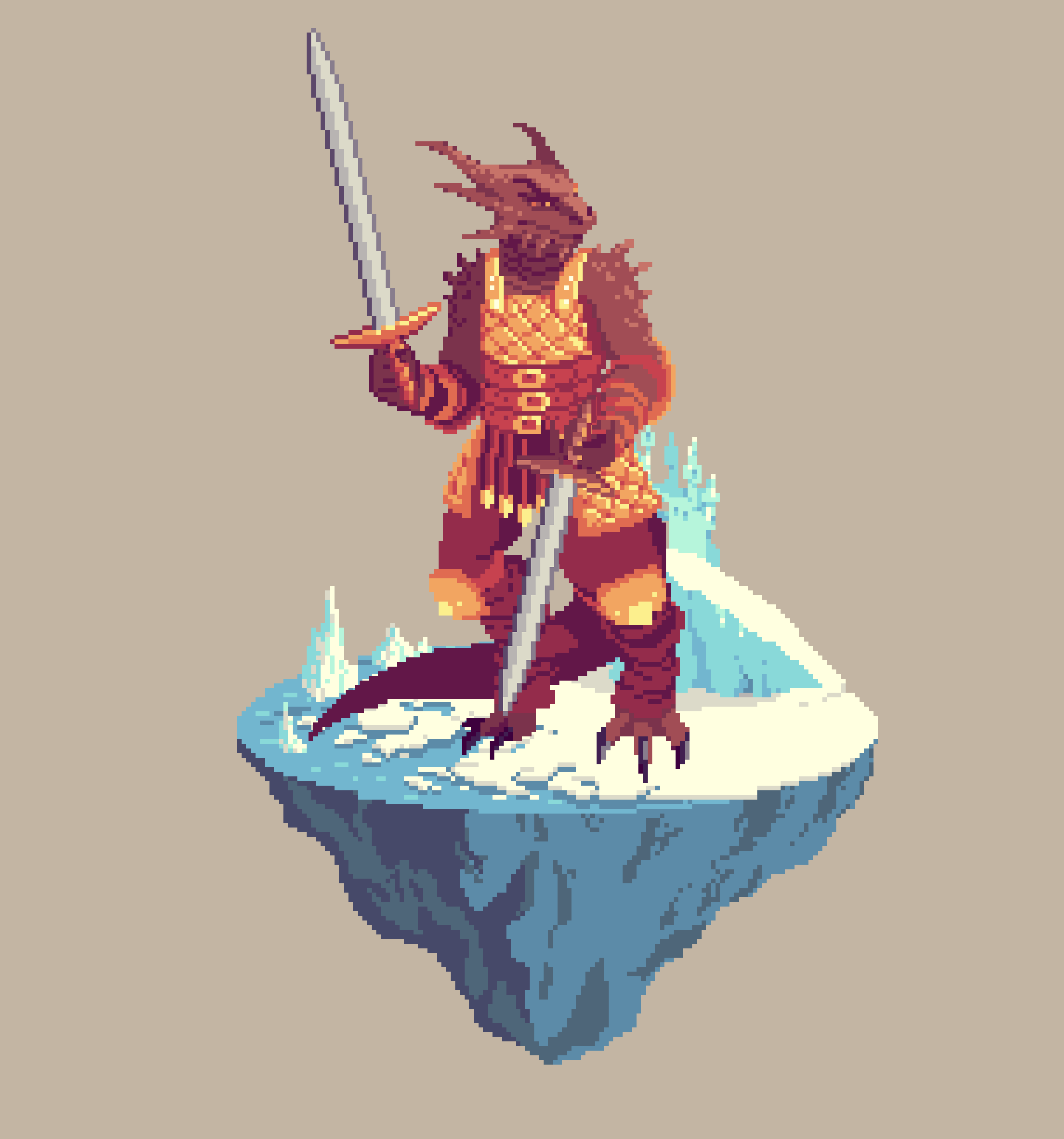 Guild Half-Dragon Whirlwind Fighter from The Castle