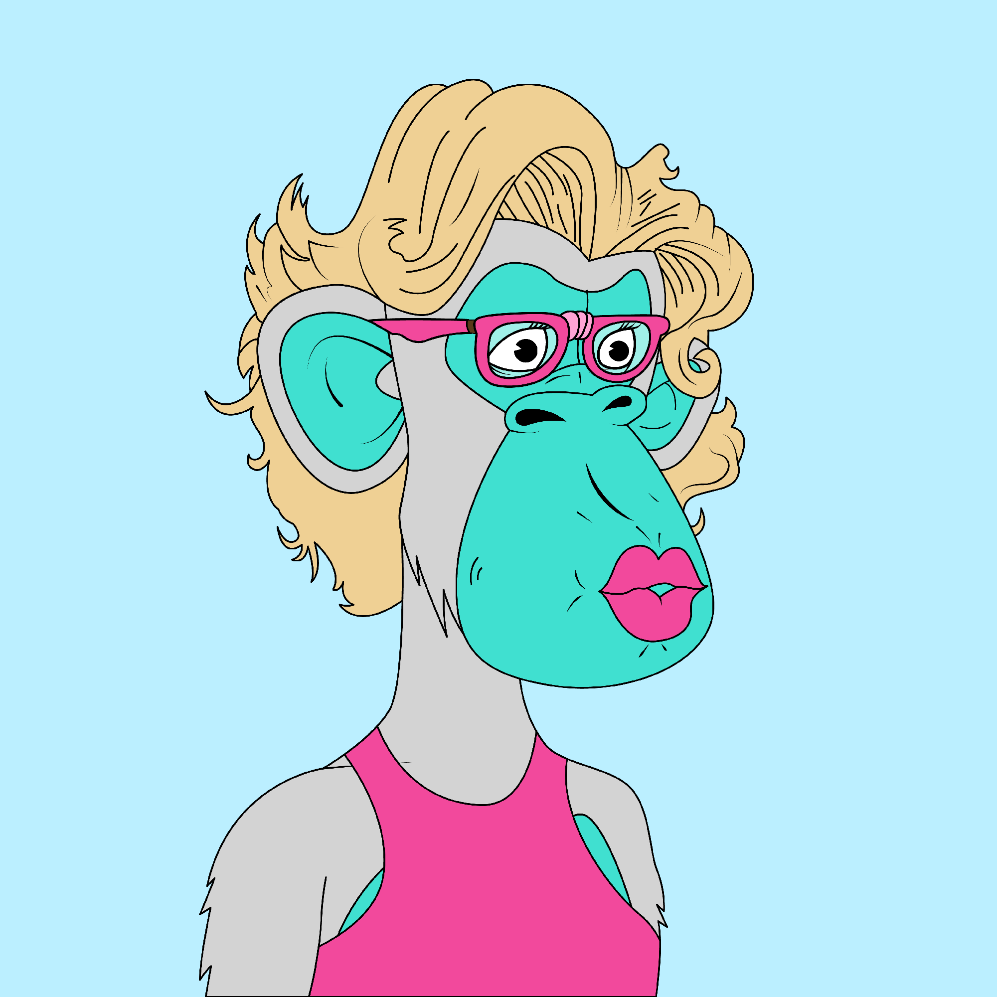 ApeWives of DoodleVille #4481