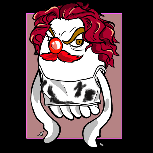 Moustache Red #3308
