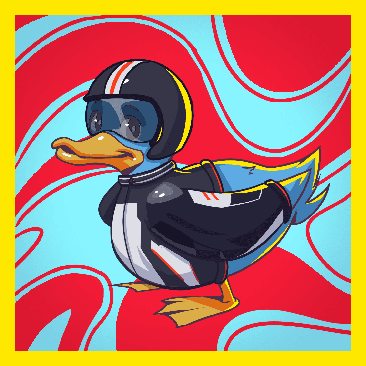 Biker Duck