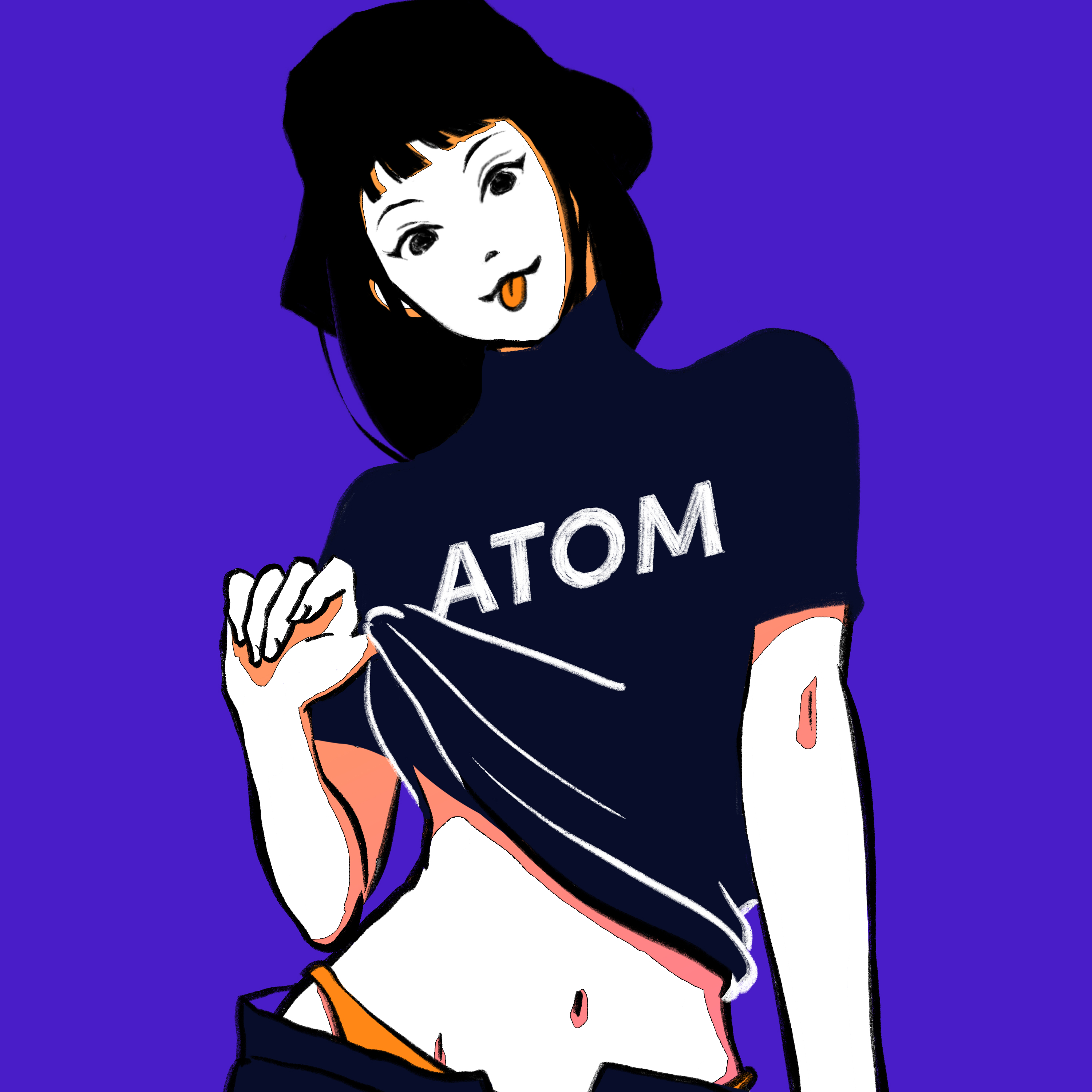 Crypto Girl #0043 ATOM