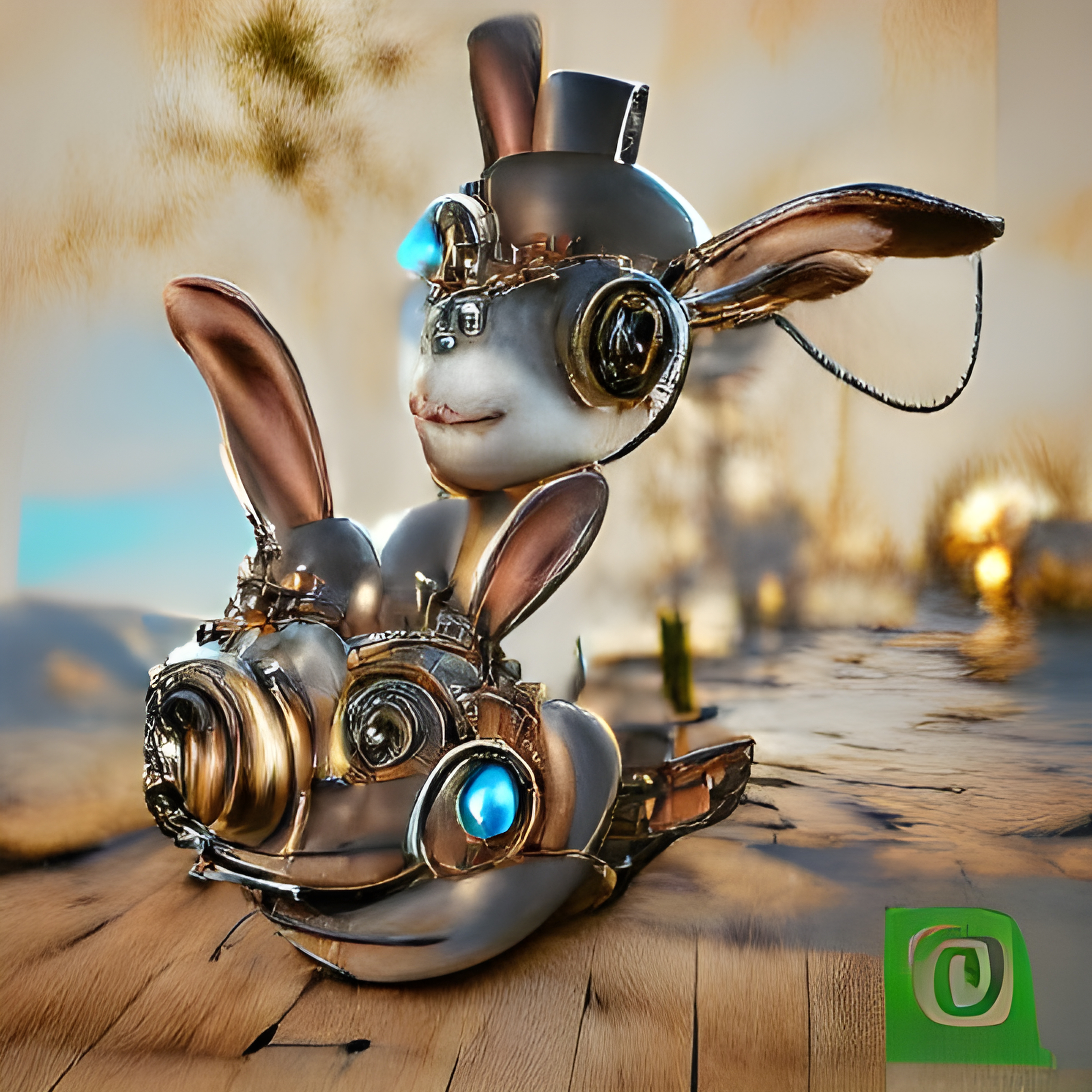 Steampunk Robot Rabbit 