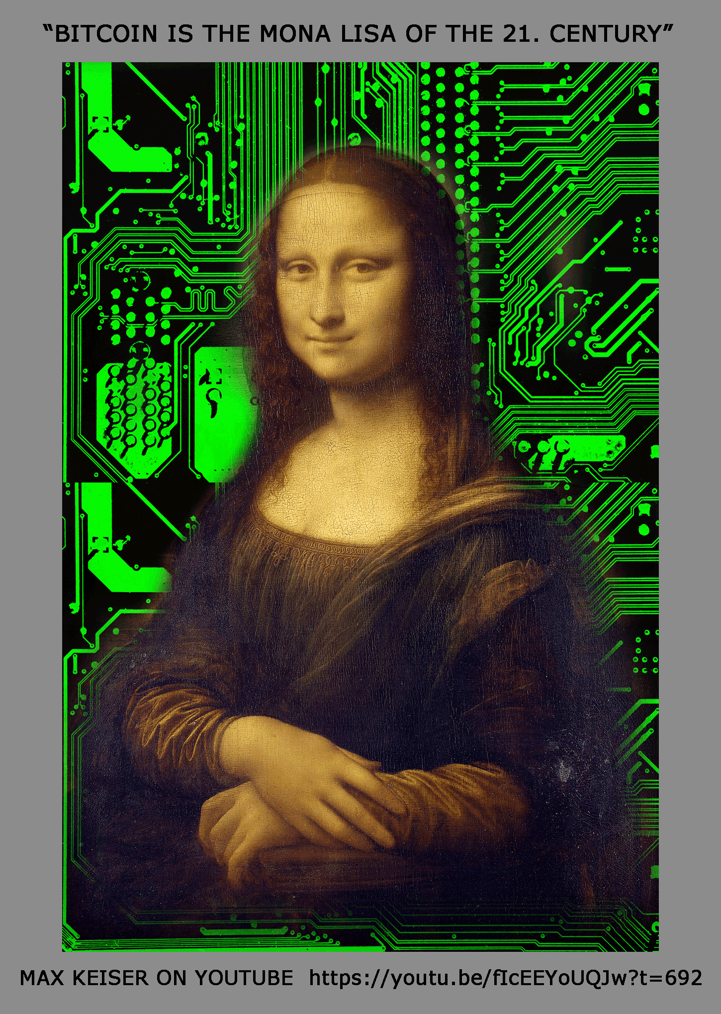 Bitcoin Mona Lisa