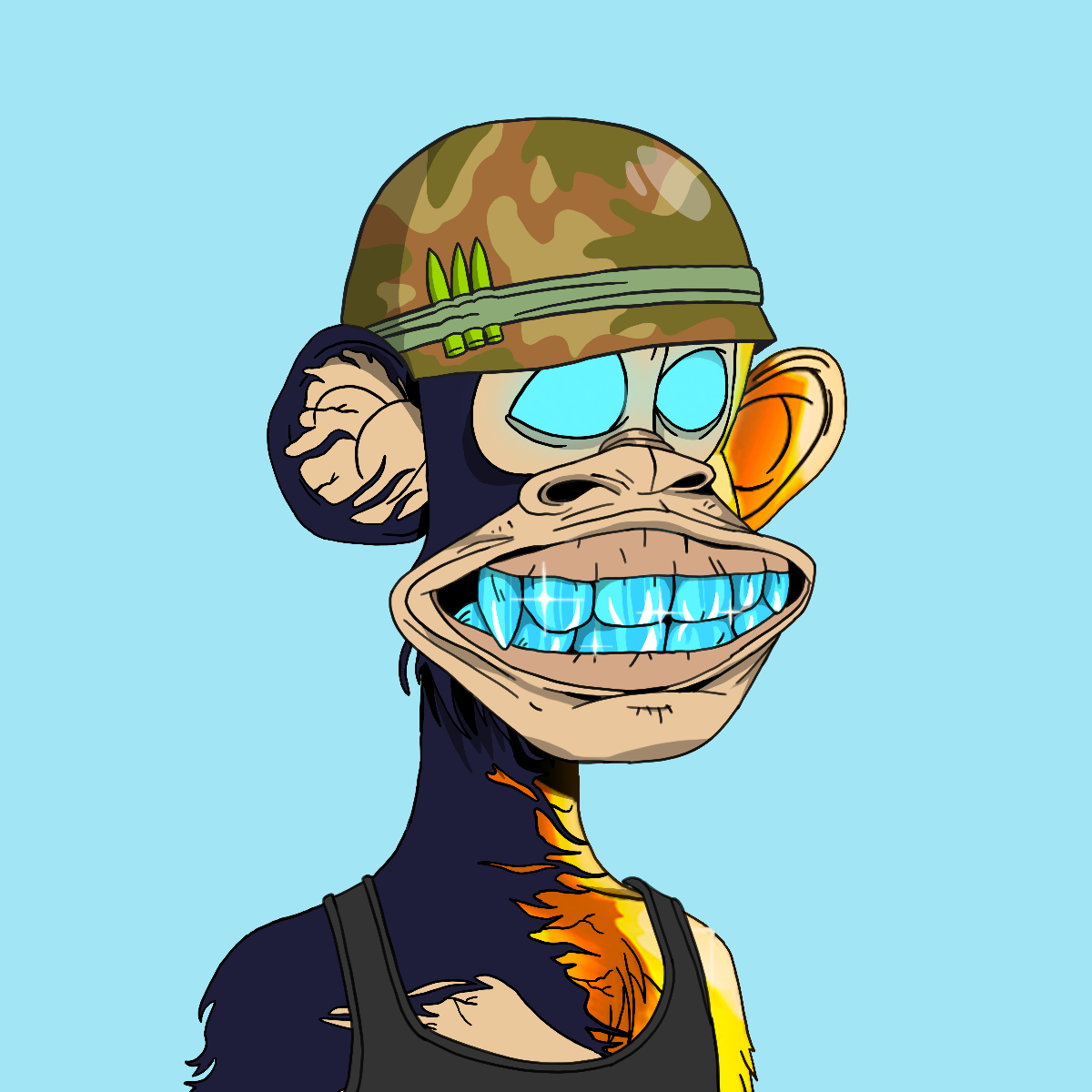 Genetically Spliced Ape #1542