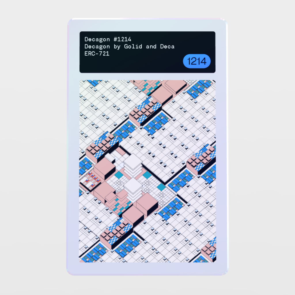 Minter Token - Decagon by Golid and Deca #1214