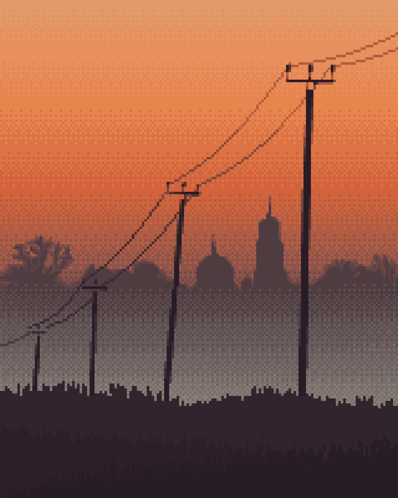 Evening fog