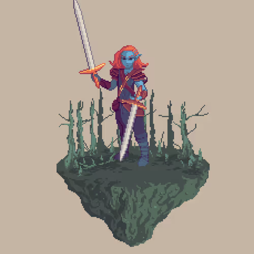Dusk Half-Elf Whirlwind Fighter from The Swamp