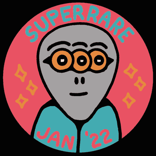 SuperRare Top 100 Collector Badge (January 2022)