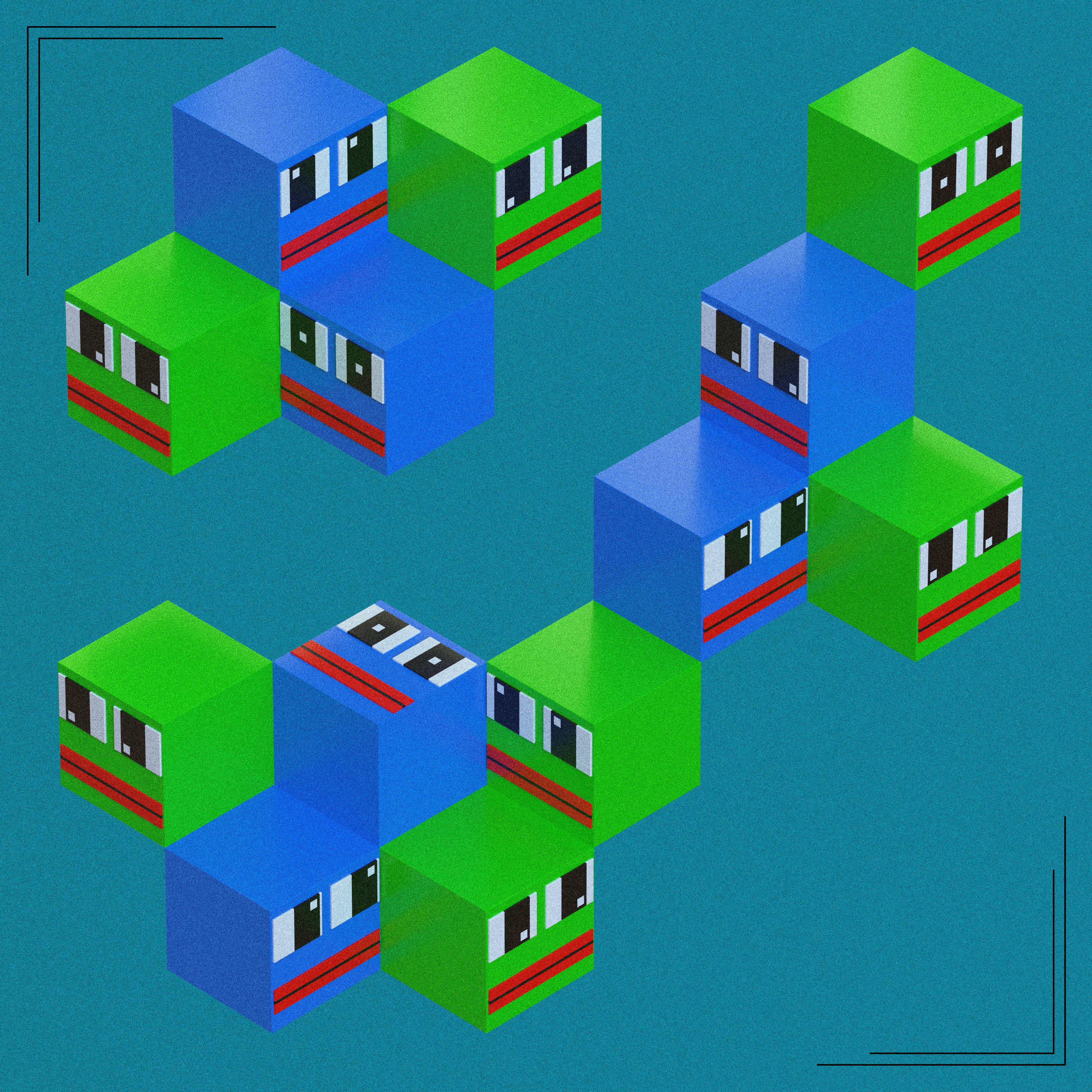 Isometric Pepe #9