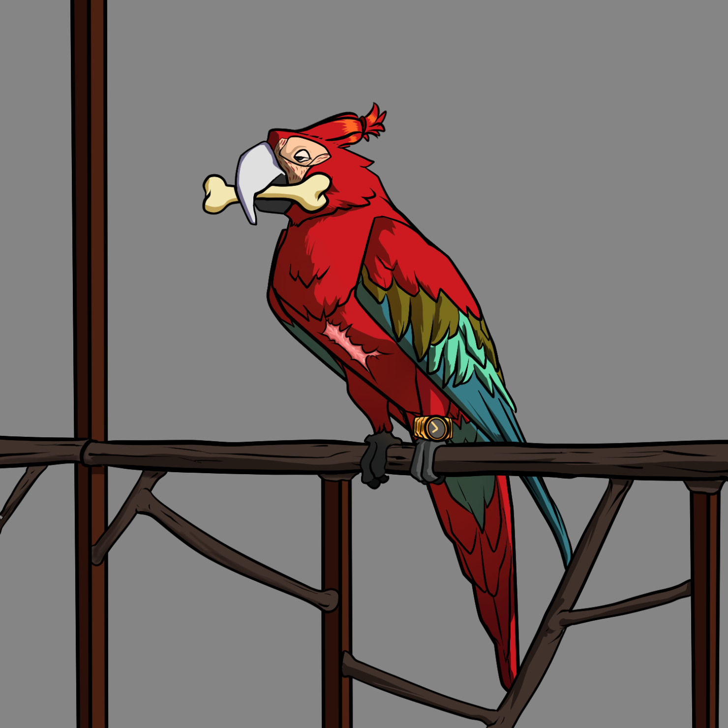 Proper Parrot Tree Club #9378