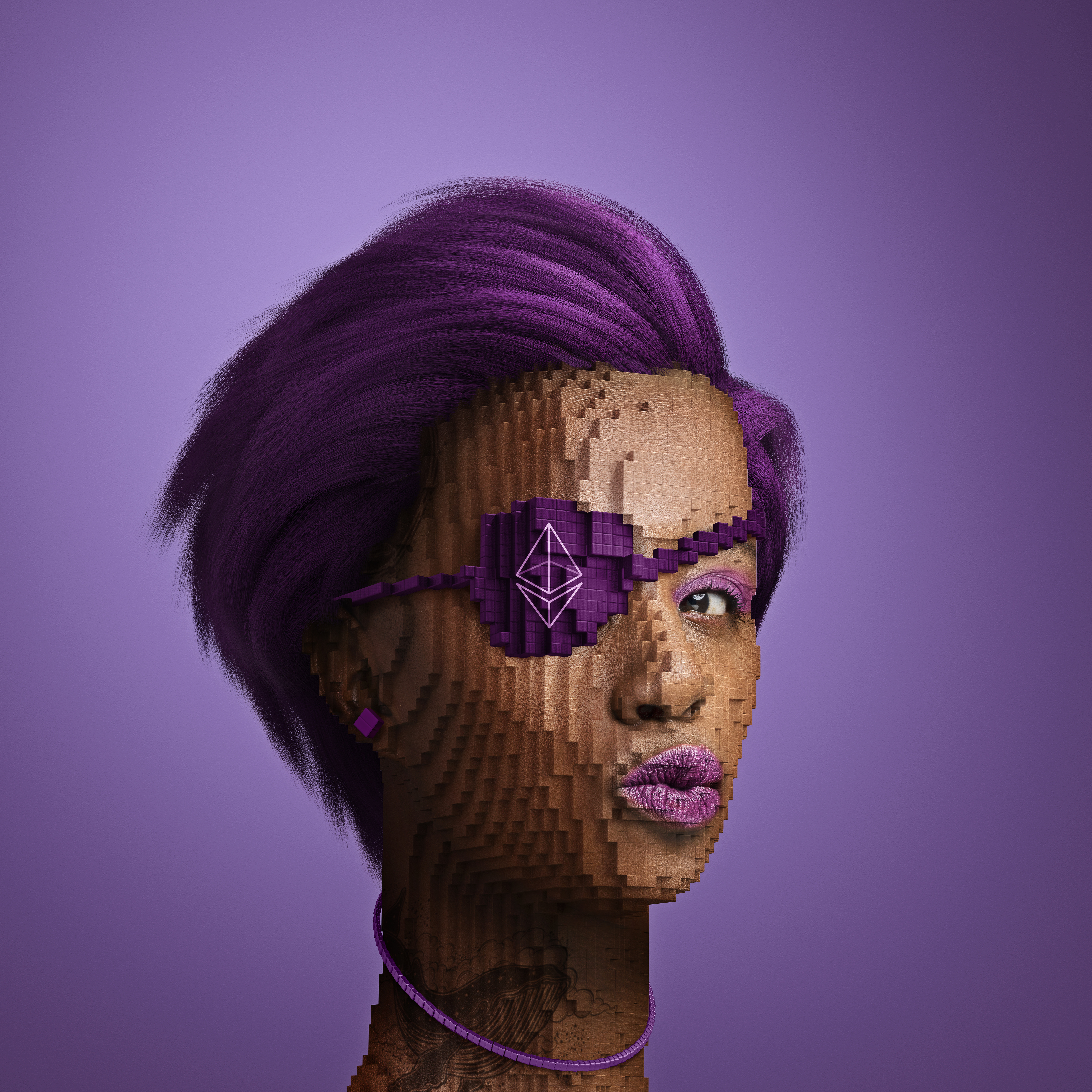 Block Head Punk 096
