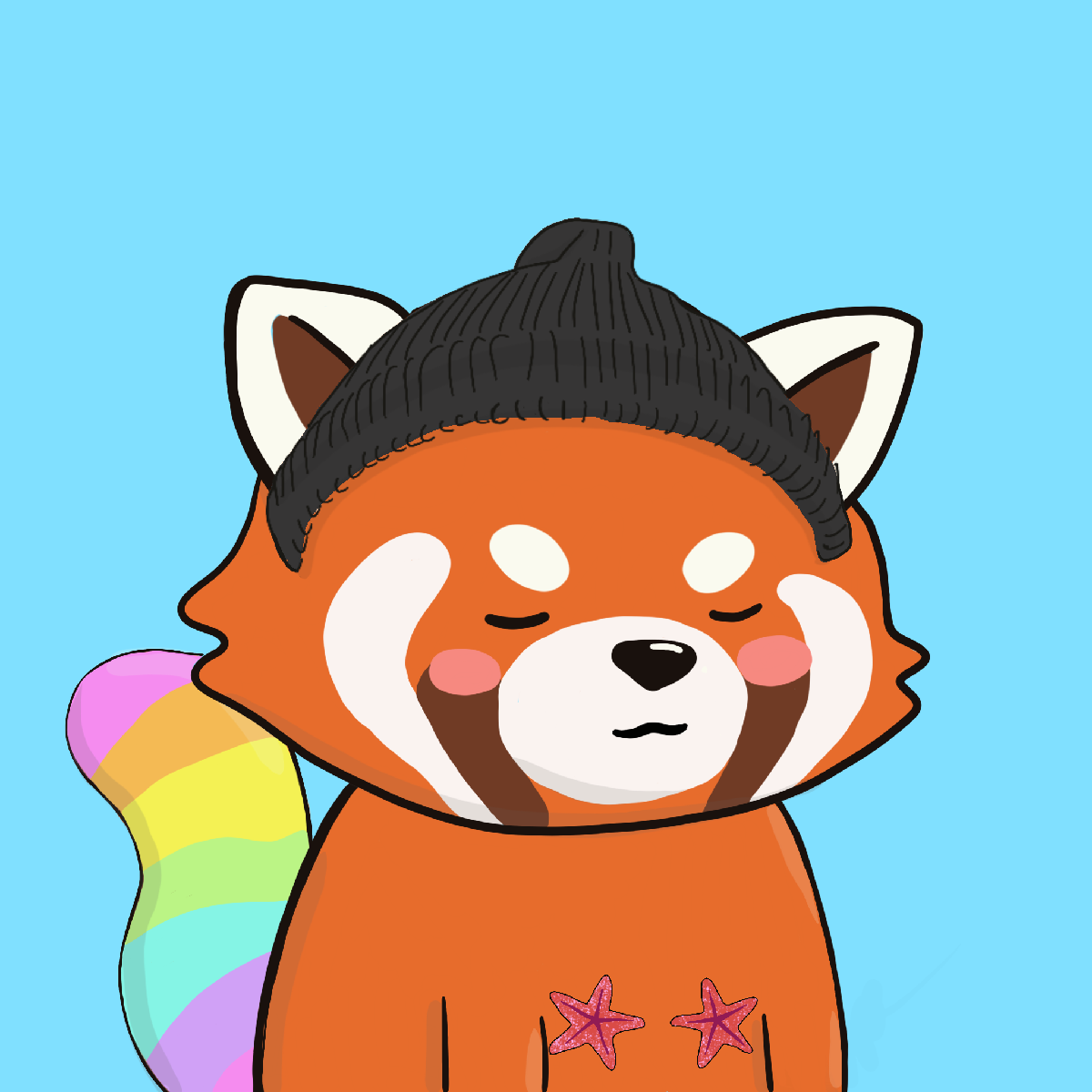 Okay Red Panda #6761