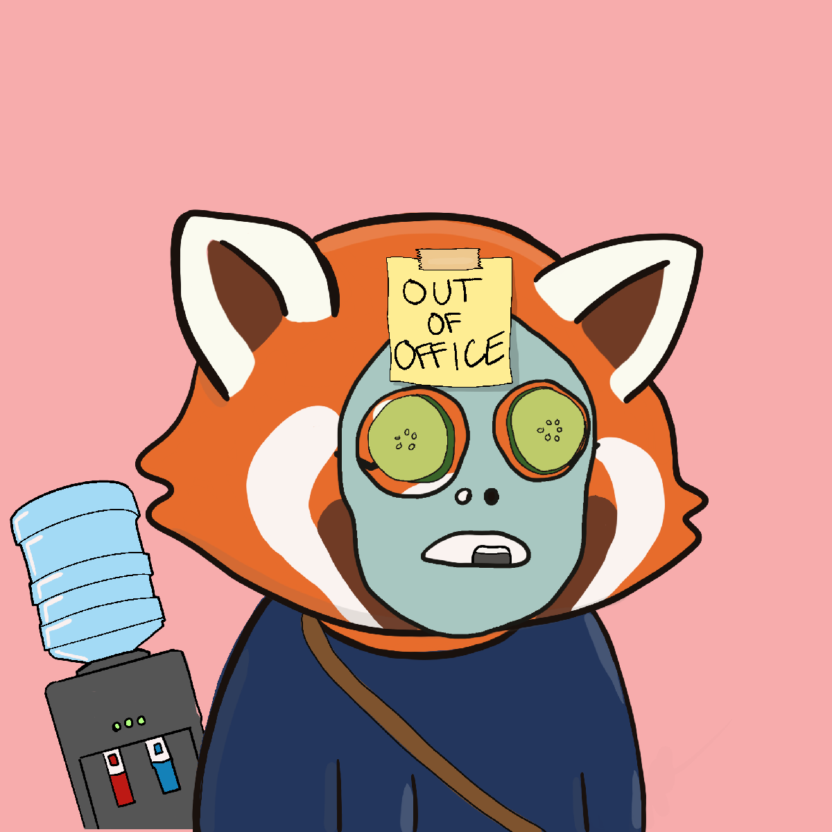 Okay Red Panda #7252
