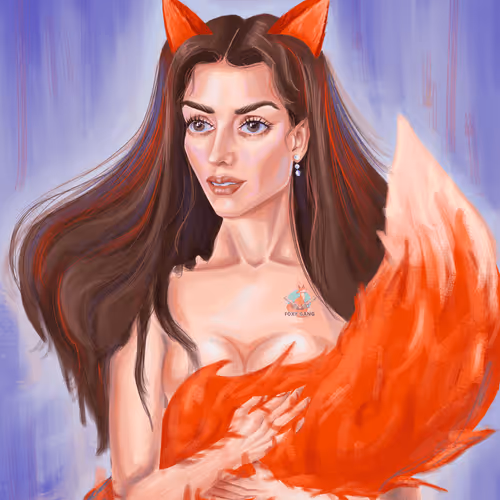 Temting Fox by @Anazlak