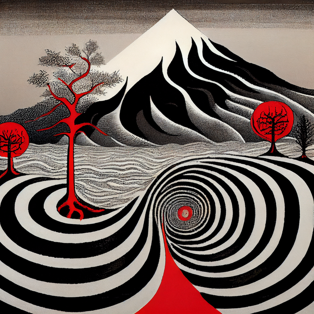 Ukiyo-e Landscape by Warwick #677