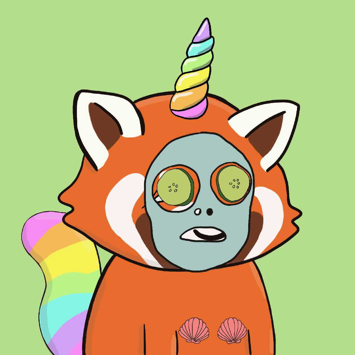Okay Red Panda #7109