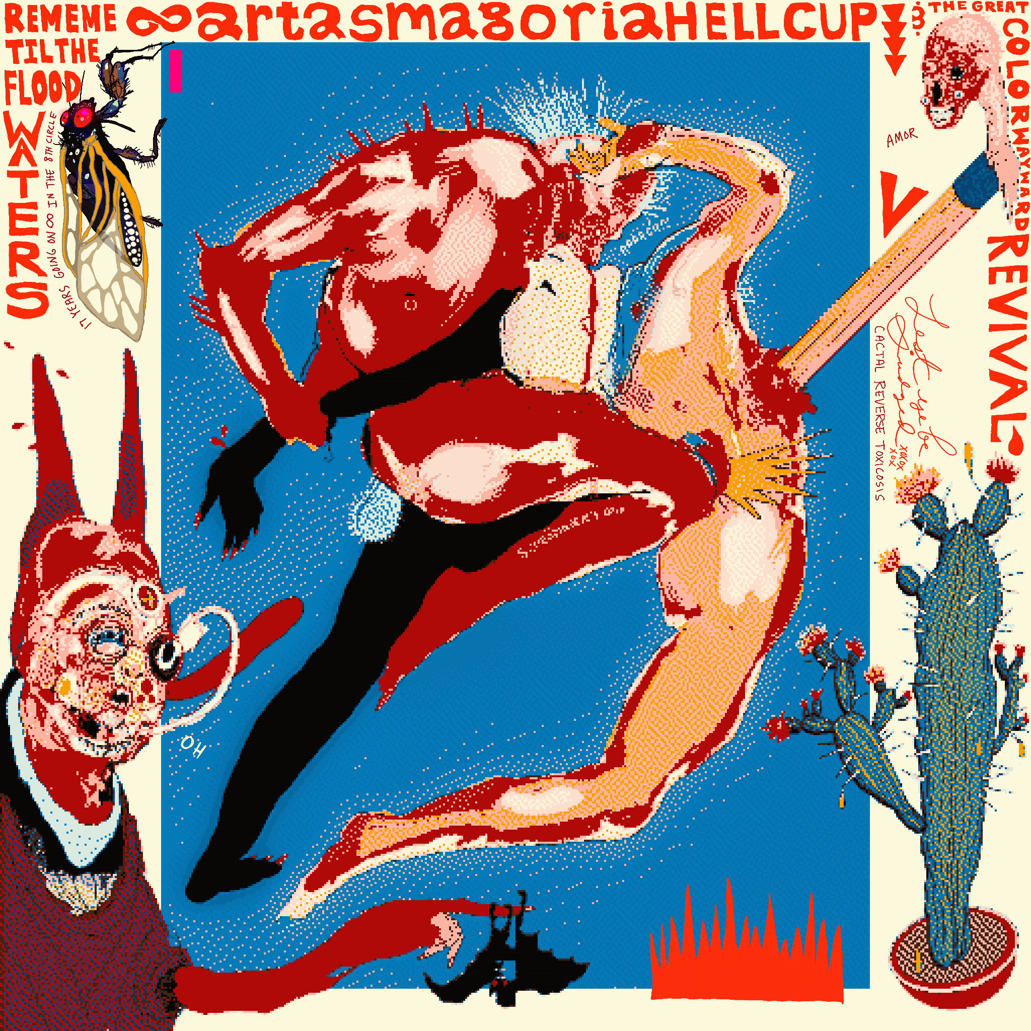 Dante & Virgil in the 8th Circle; "Bear Witness the Artist & the Collector" #41