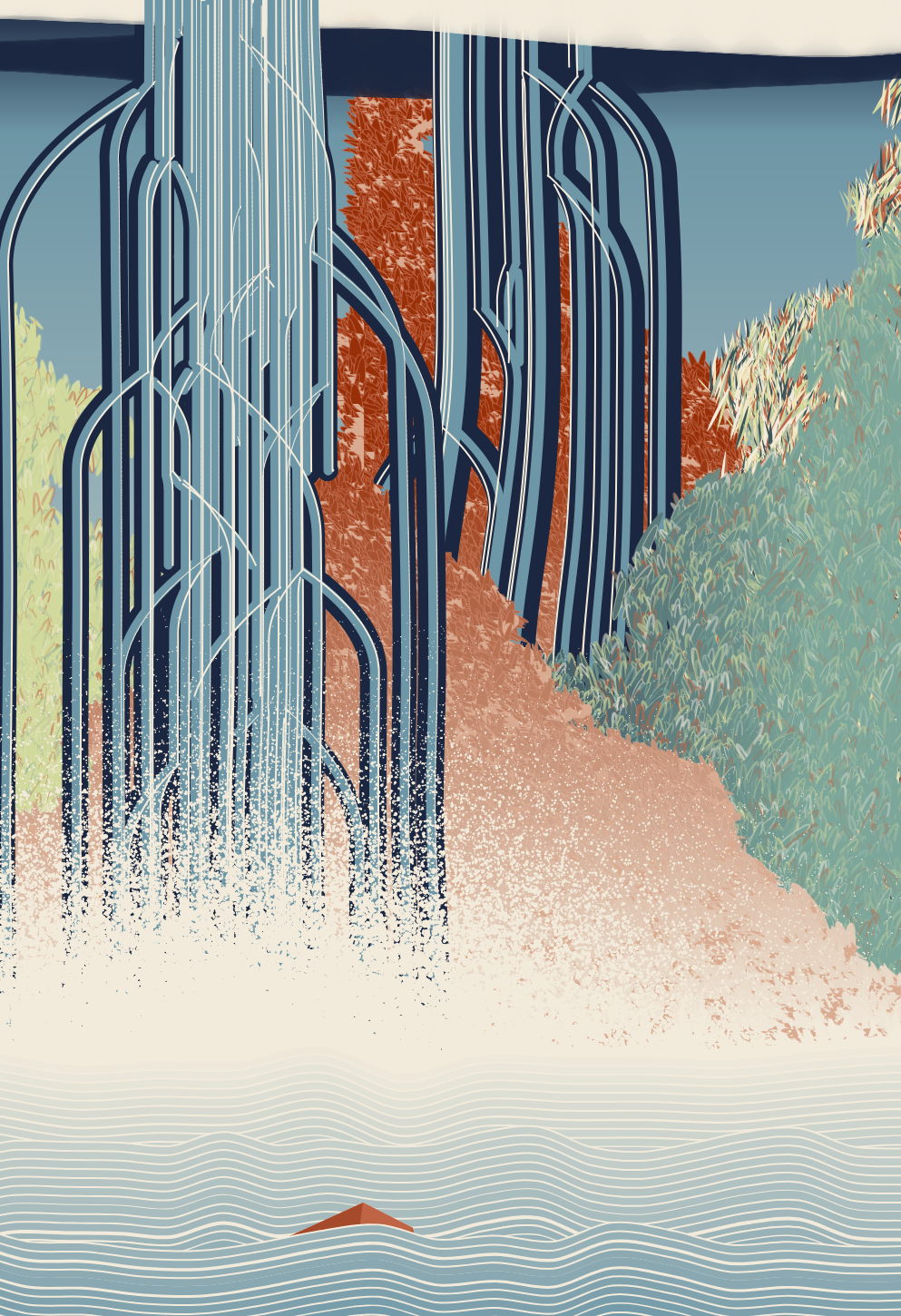 LACMA: ROTF Vol. 2 Monica Rizzolli A Tour of Hypothetical Waterfalls #53