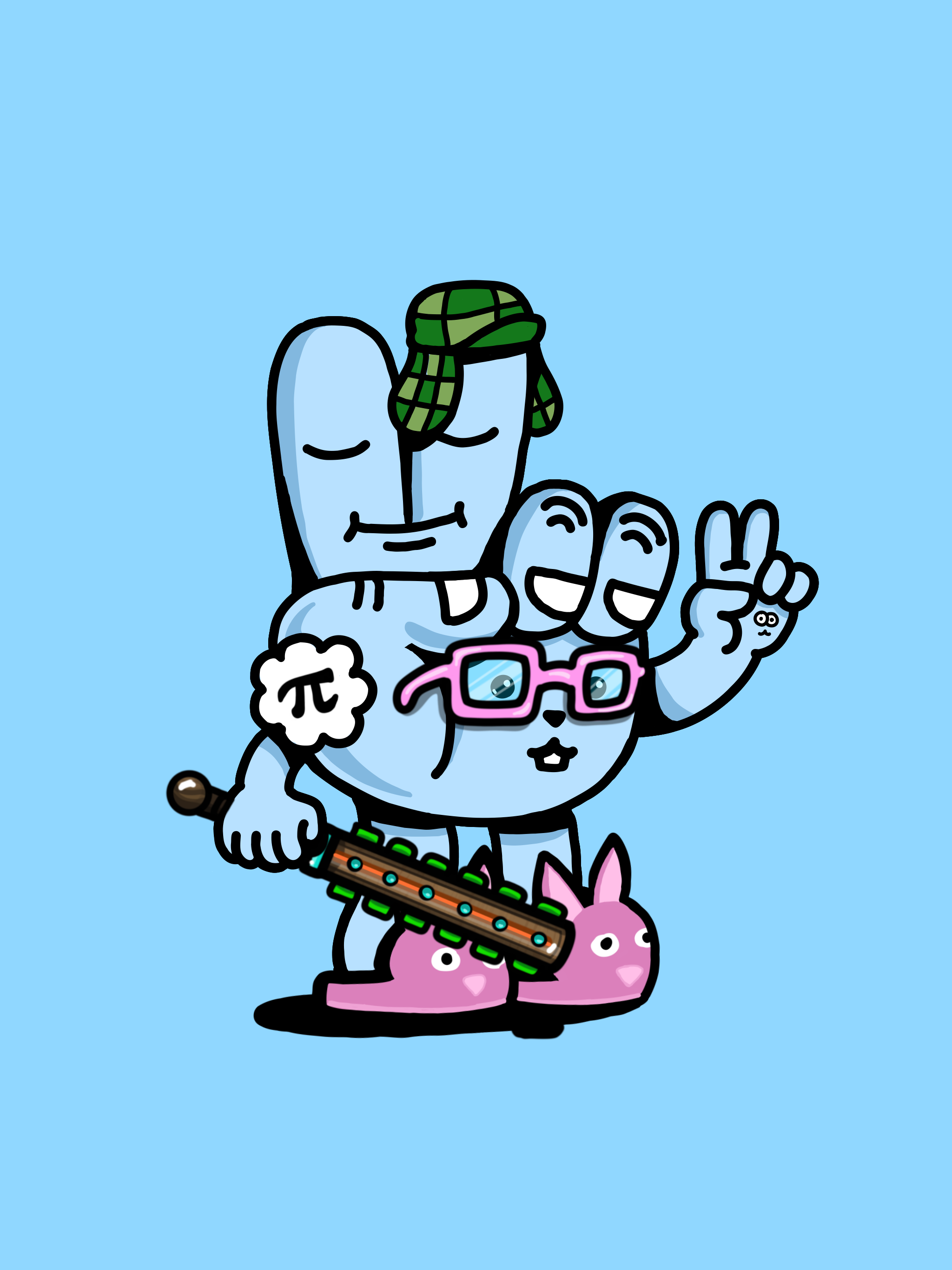 PEACE RABBIT #4956