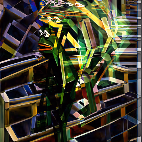 Pepe Descending a Staircase