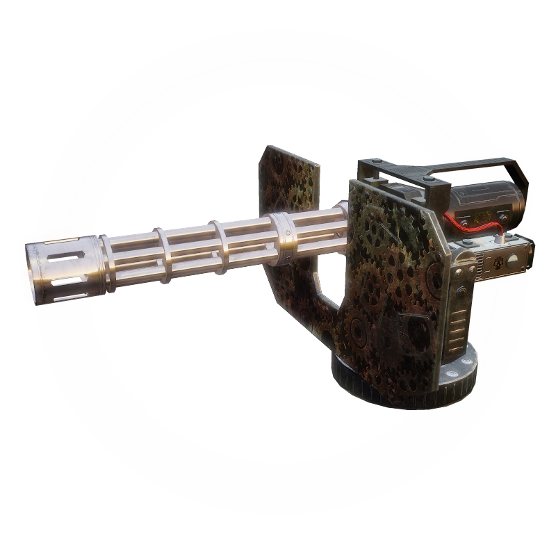 RUST Platinum M134C Minigun