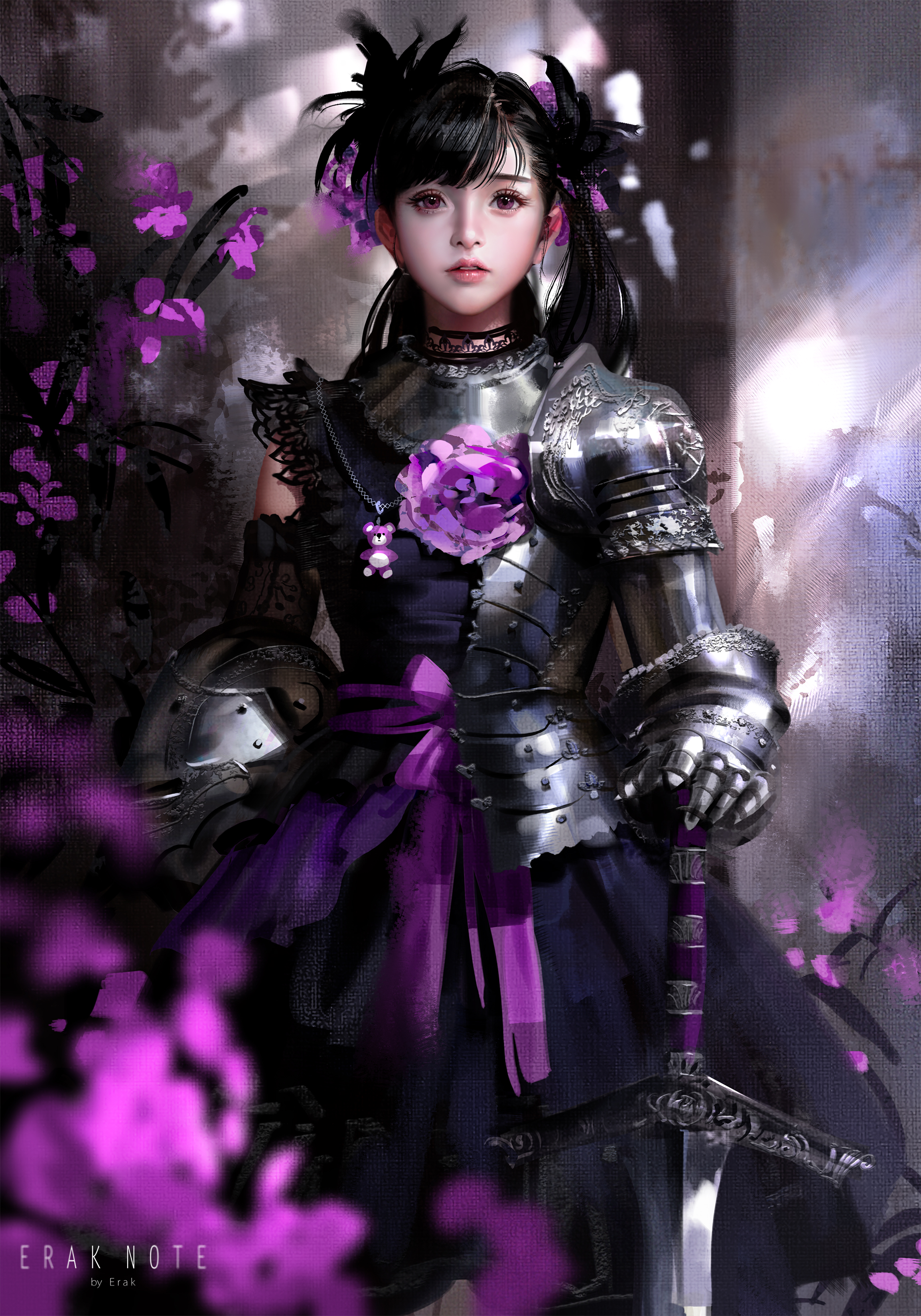 In the garden