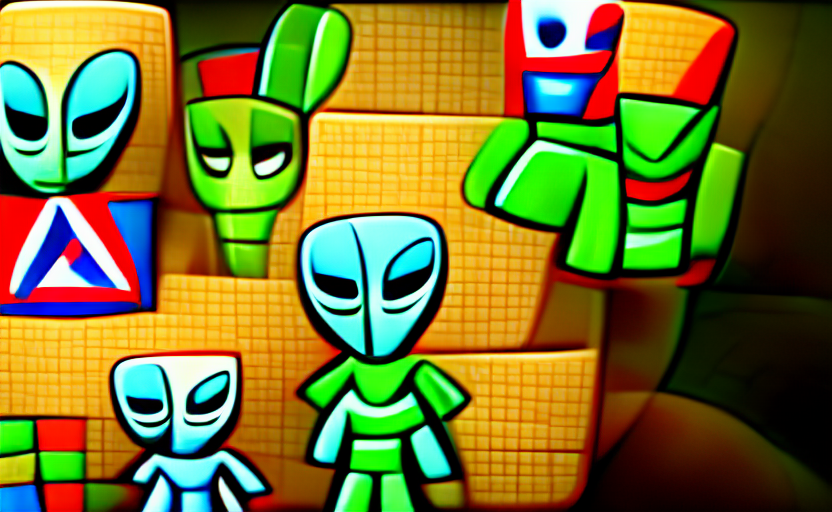 Cubist Aliens 4
