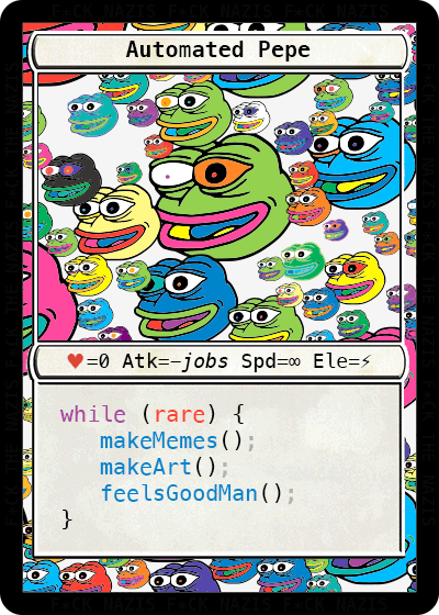 FAKEAUTOPEPE by Dmitri Cherniak