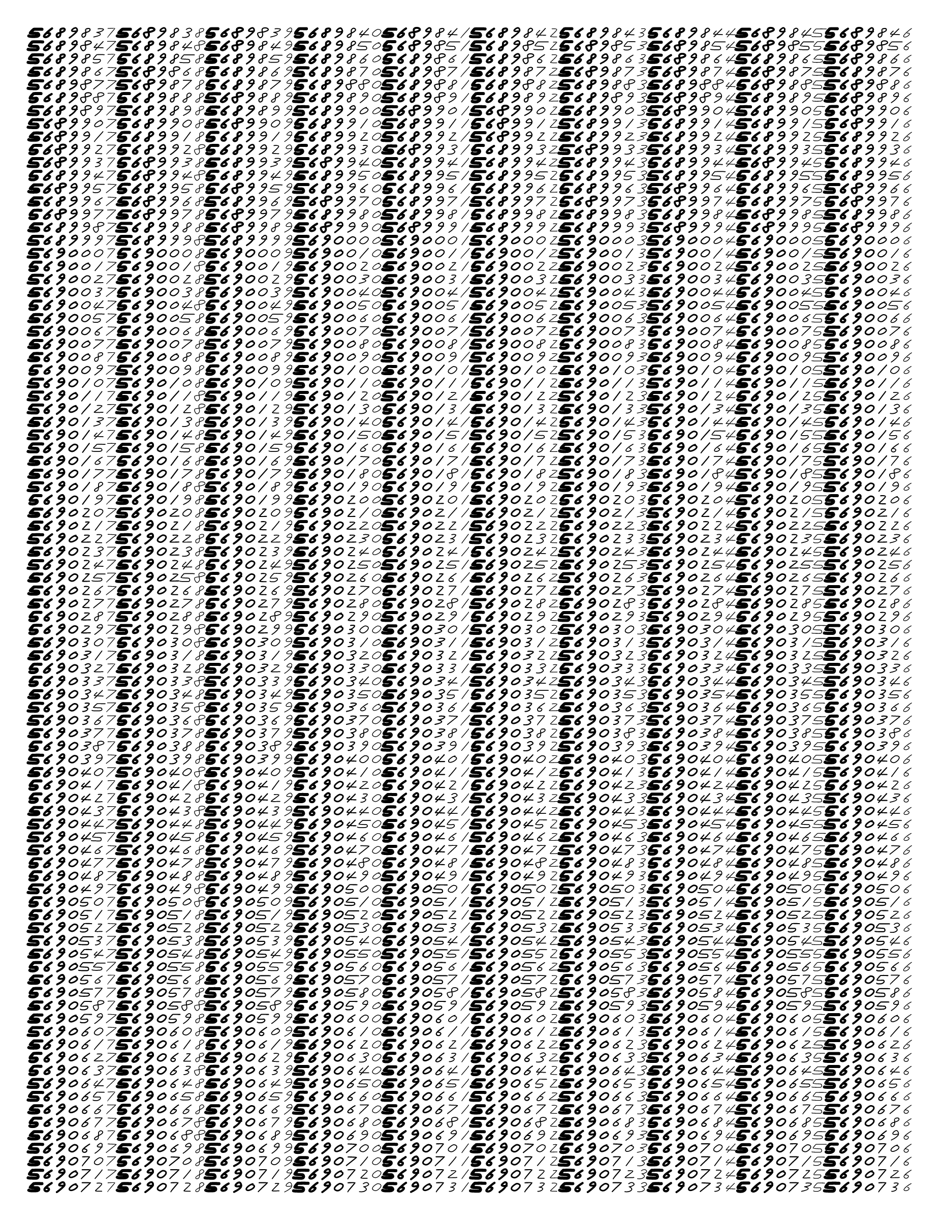 Endless (5,607,250 to Infinity) #267