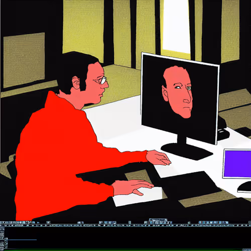 on the computer Ξ one