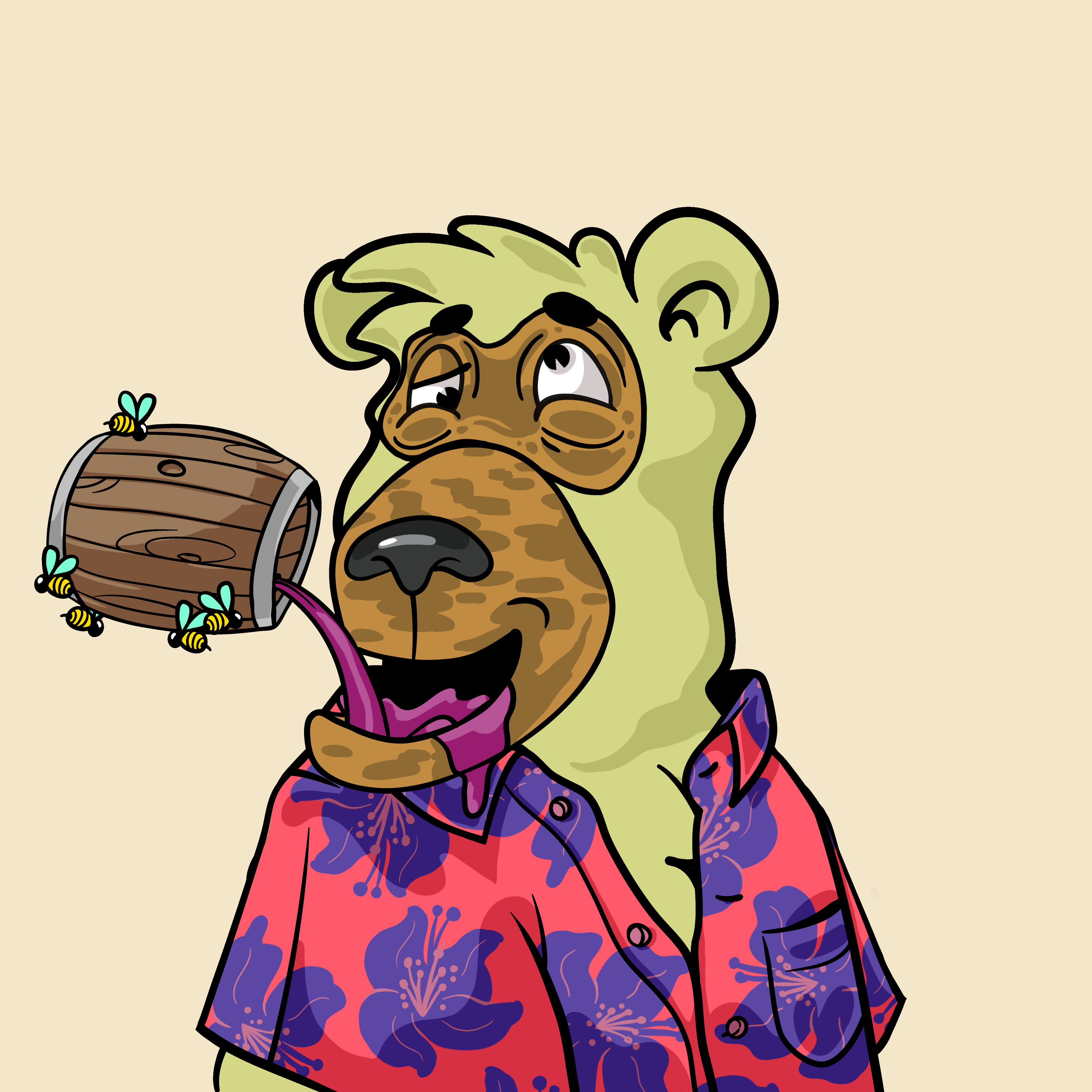 Buzzed Bear #8873