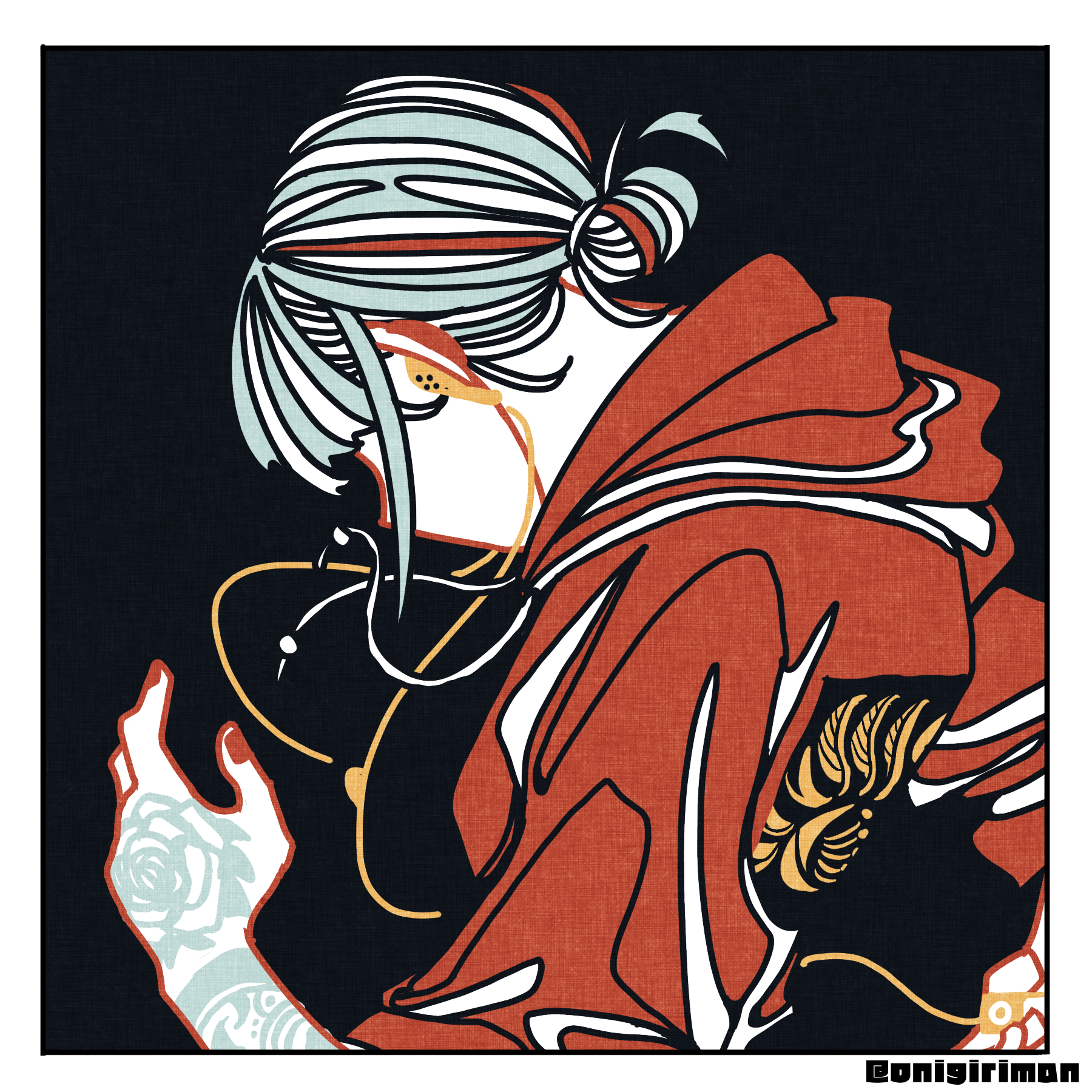 Hiphop girl coloring from EDO epic
