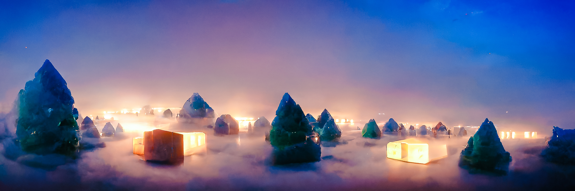 Snowy Cubes