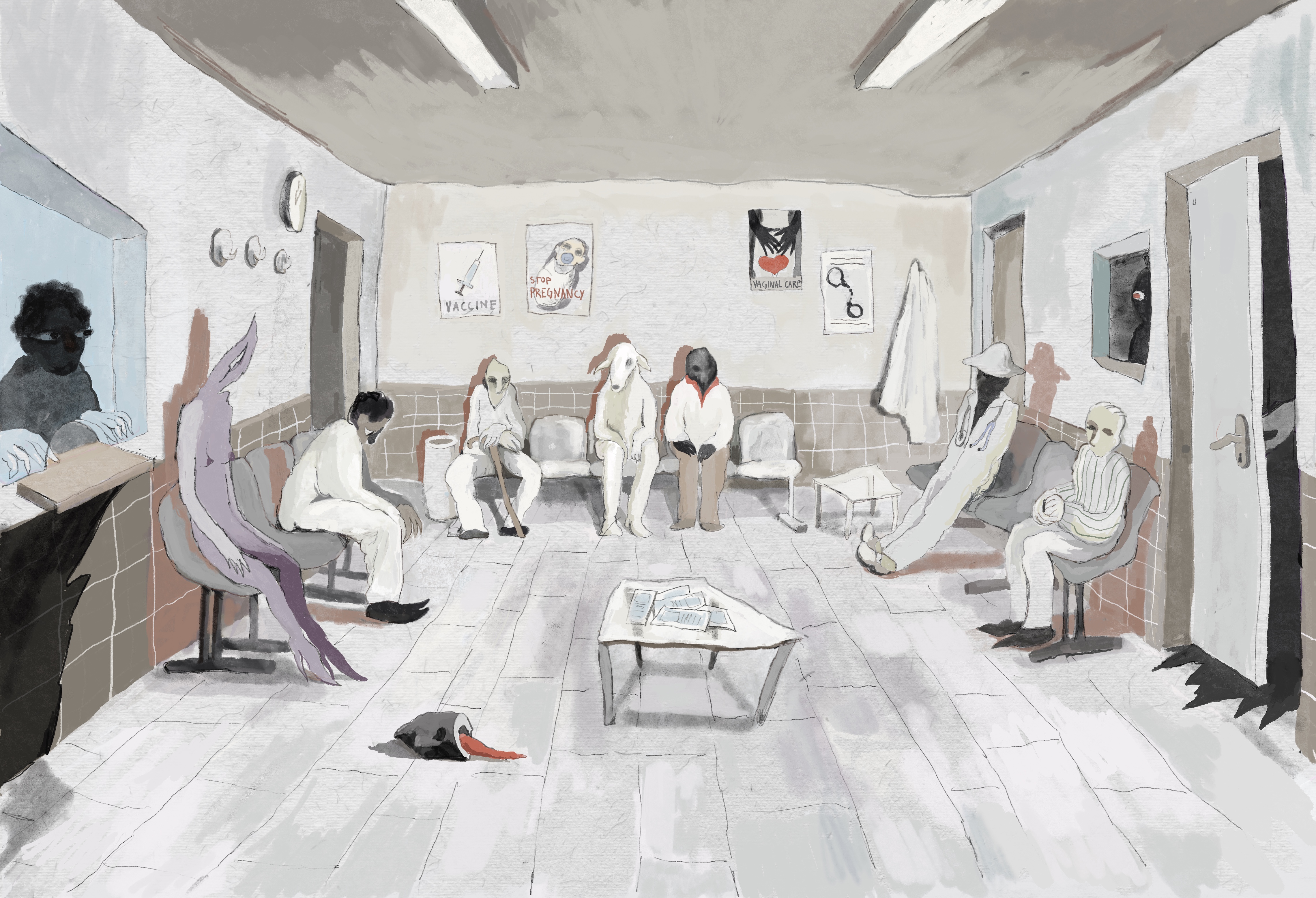 Whiteish patient