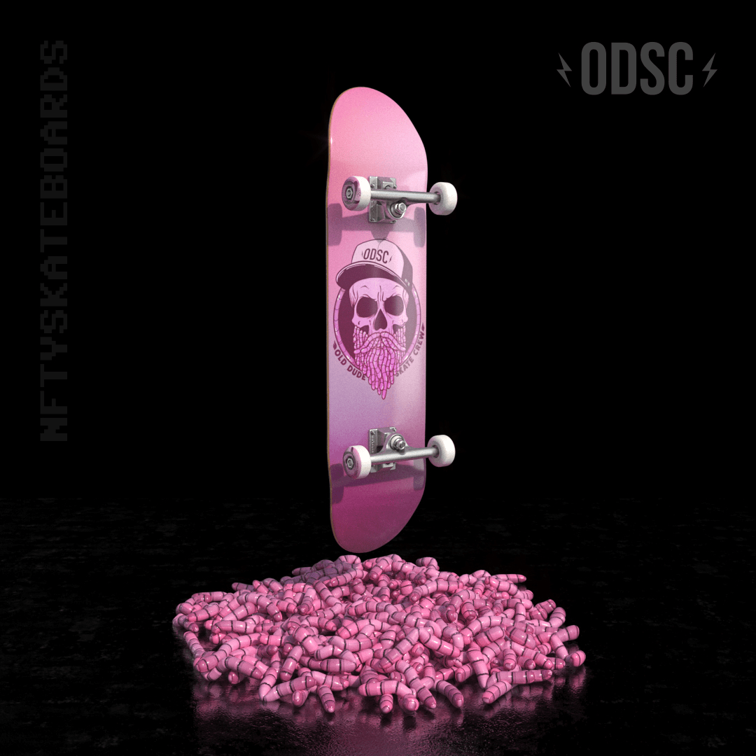nftyskateboards NFT#054 - Kahncept "Old Dude Skate Crew"