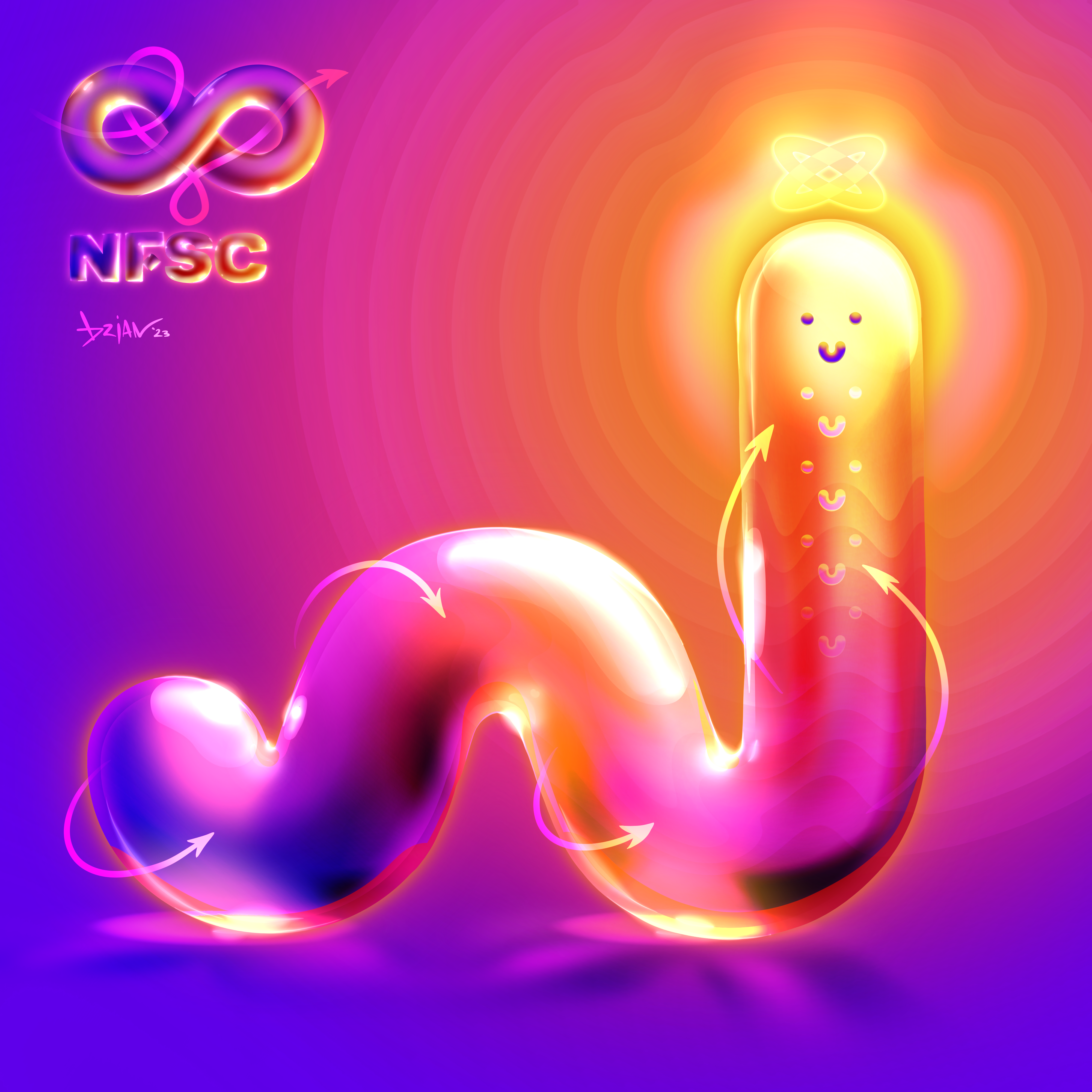 The Worm NFT X NFSC X Brian Morris