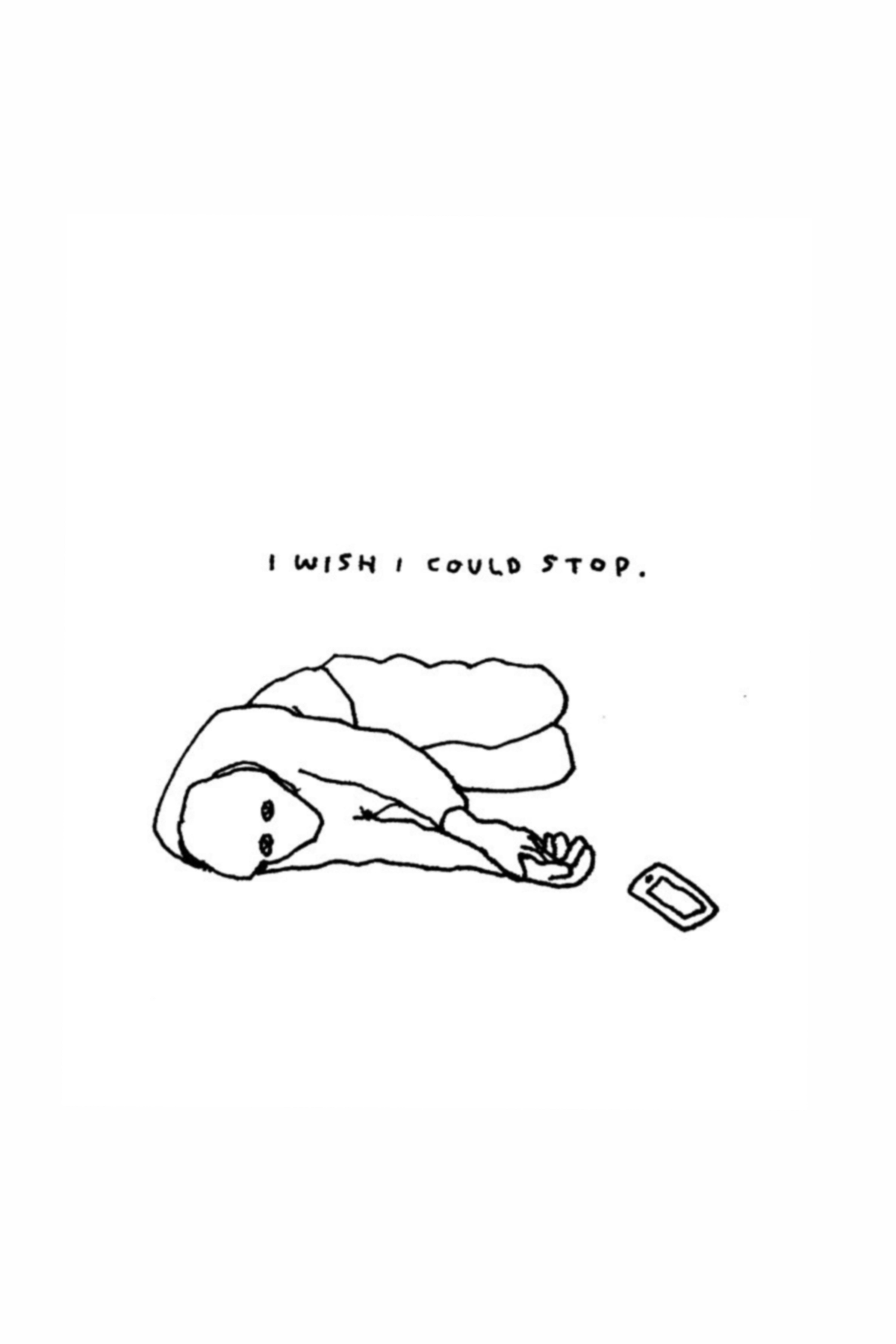 I wish I could stop
